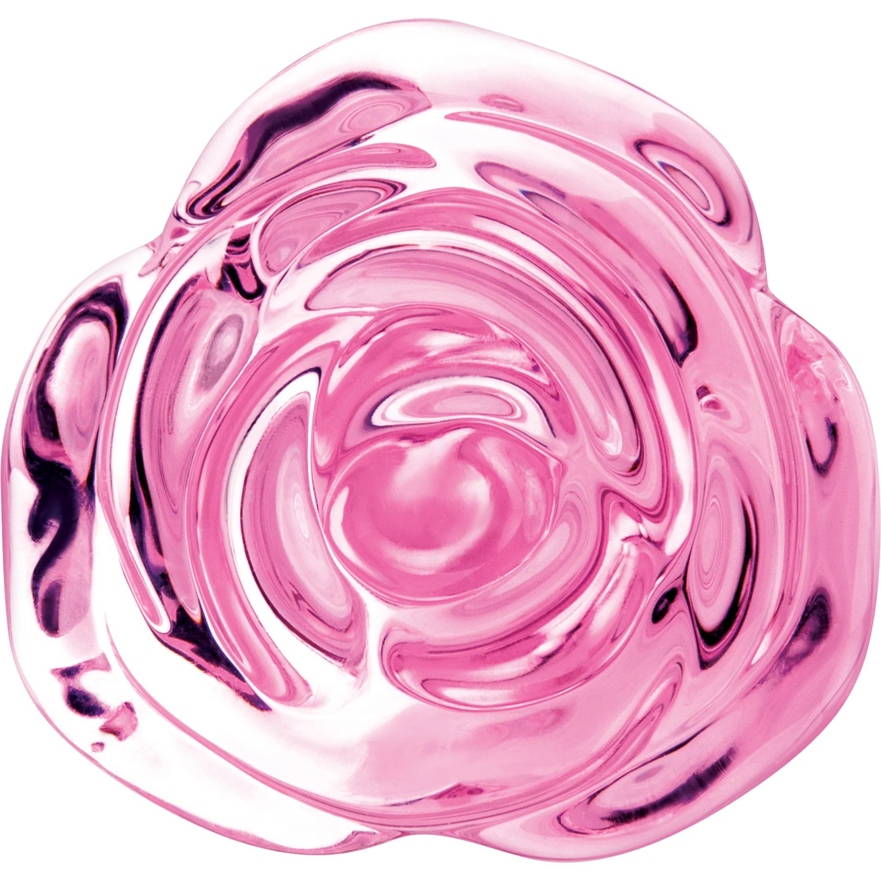 b-Vibe Pink Roses Glass Butt Plug Training Set - Image 3
