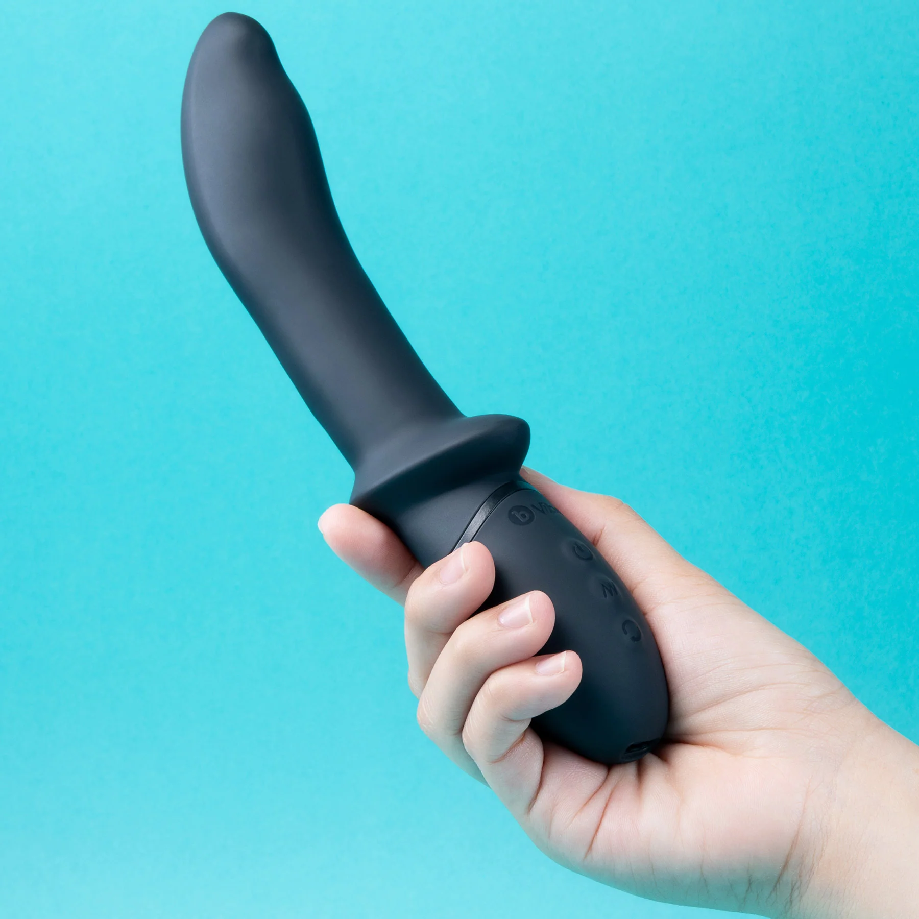b-Vibe Rimming Rechargeable Silicone P-Spot Vibe - Image 16