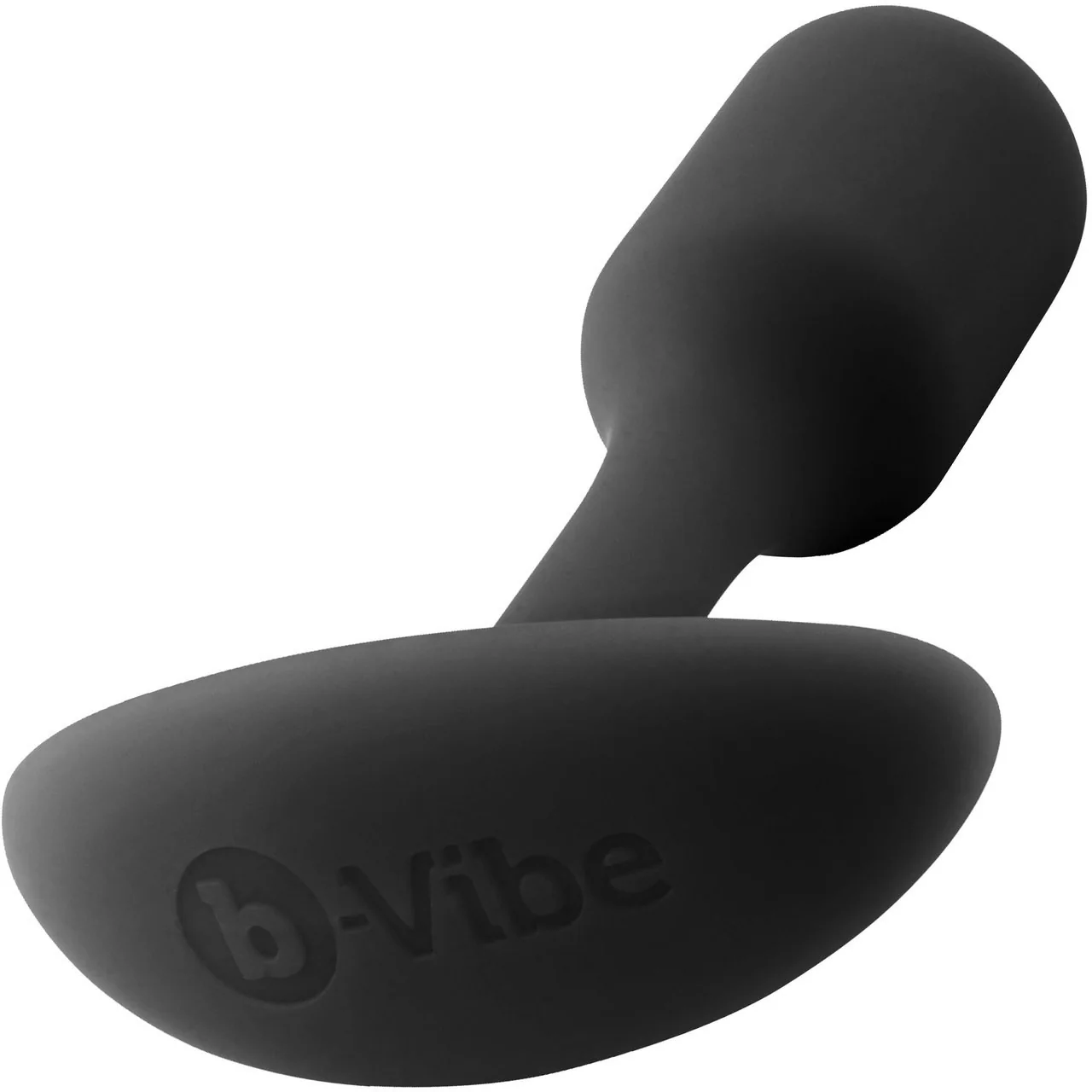 b-Vibe Snug Plug 1 Small Silicone Weighted Butt Plug - Black - Image 2