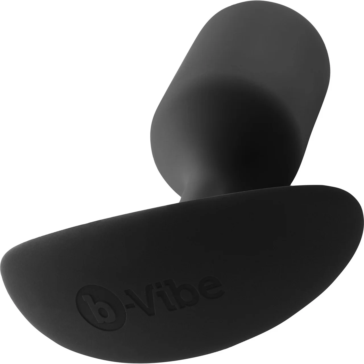 b-Vibe Snug Plug 3 Large Silicone Weighted Butt Plug - Black - Image 3