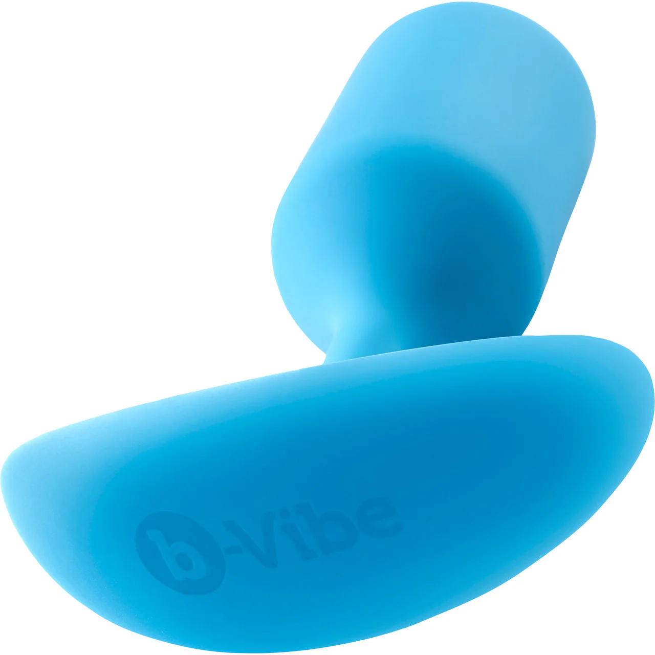 b-Vibe Snug Plug 3 Large Silicone Weighted Butt Plug - Teal - Image 4