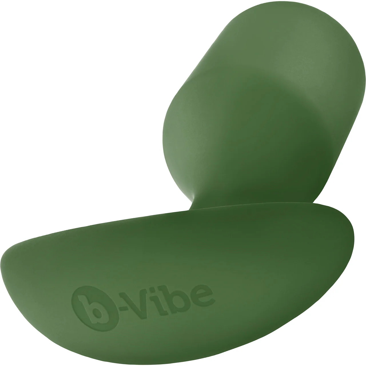 b-Vibe Snug Plug 4 Extra-Large Silicone Weighted Butt Plug - Army - Image 3