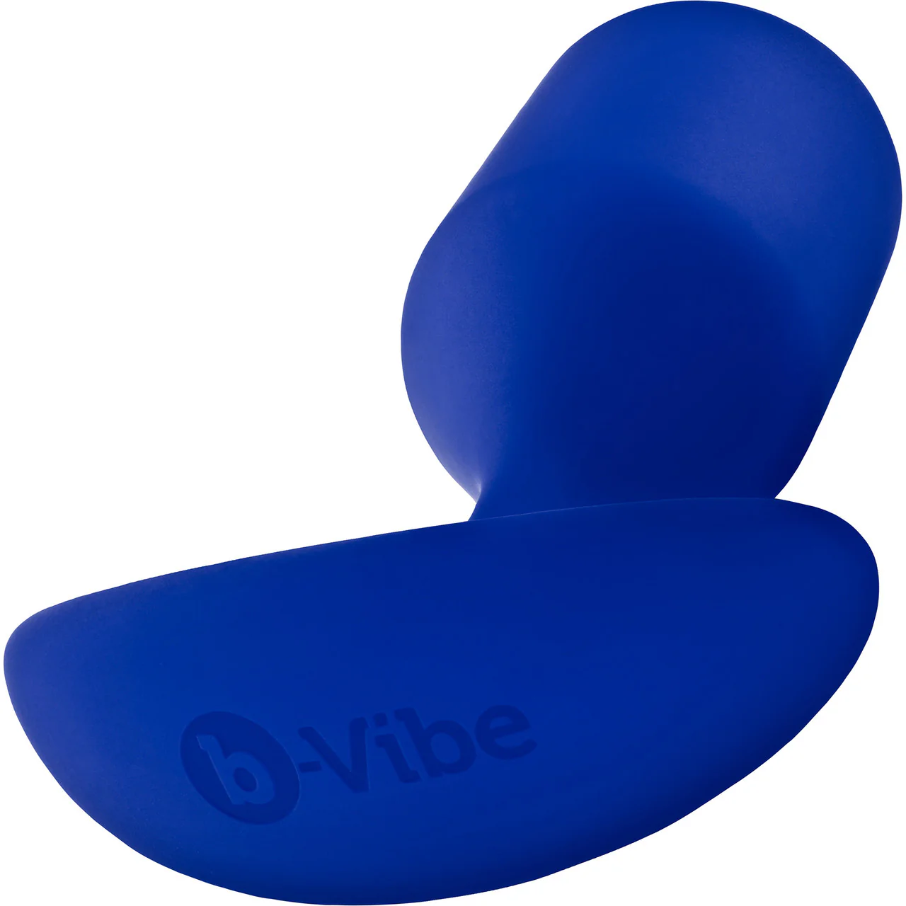b-Vibe Snug Plug 4 Extra-Large Silicone Weighted Butt Plug - Navy - Image 3