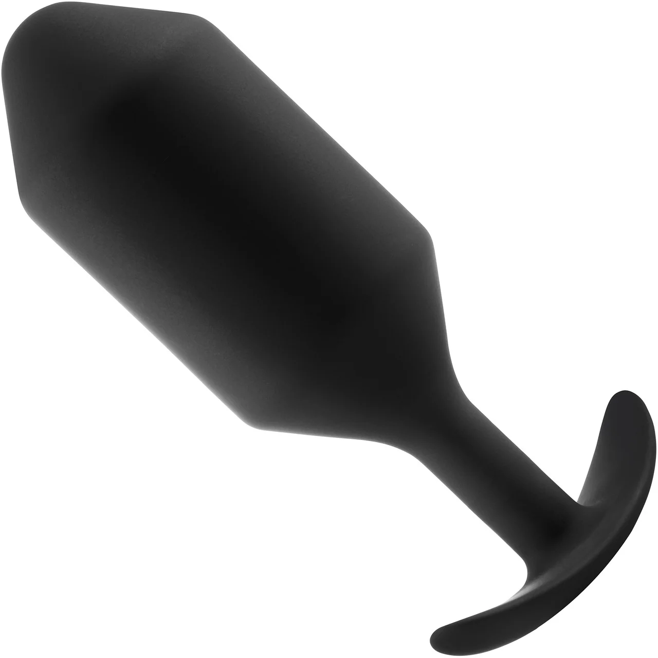 b-Vibe Snug Plug 6 XXXL Silicone Weighted Butt Plug - Black - Image 3