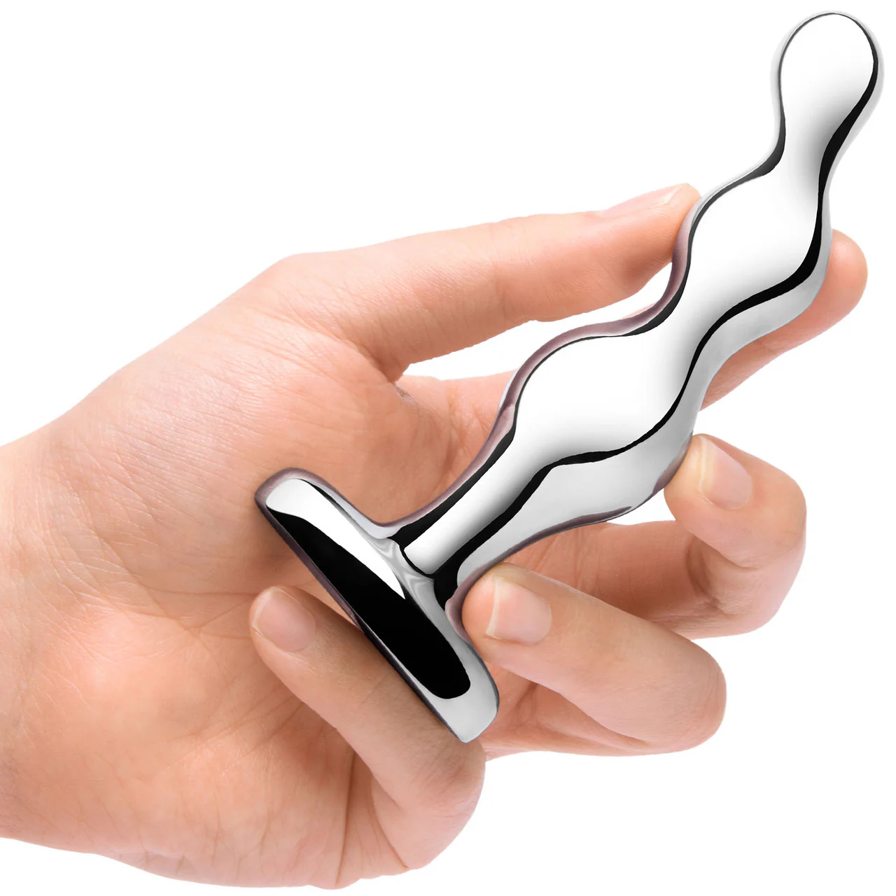 b-Vibe Stainless Steel Anal Beads - Image 6