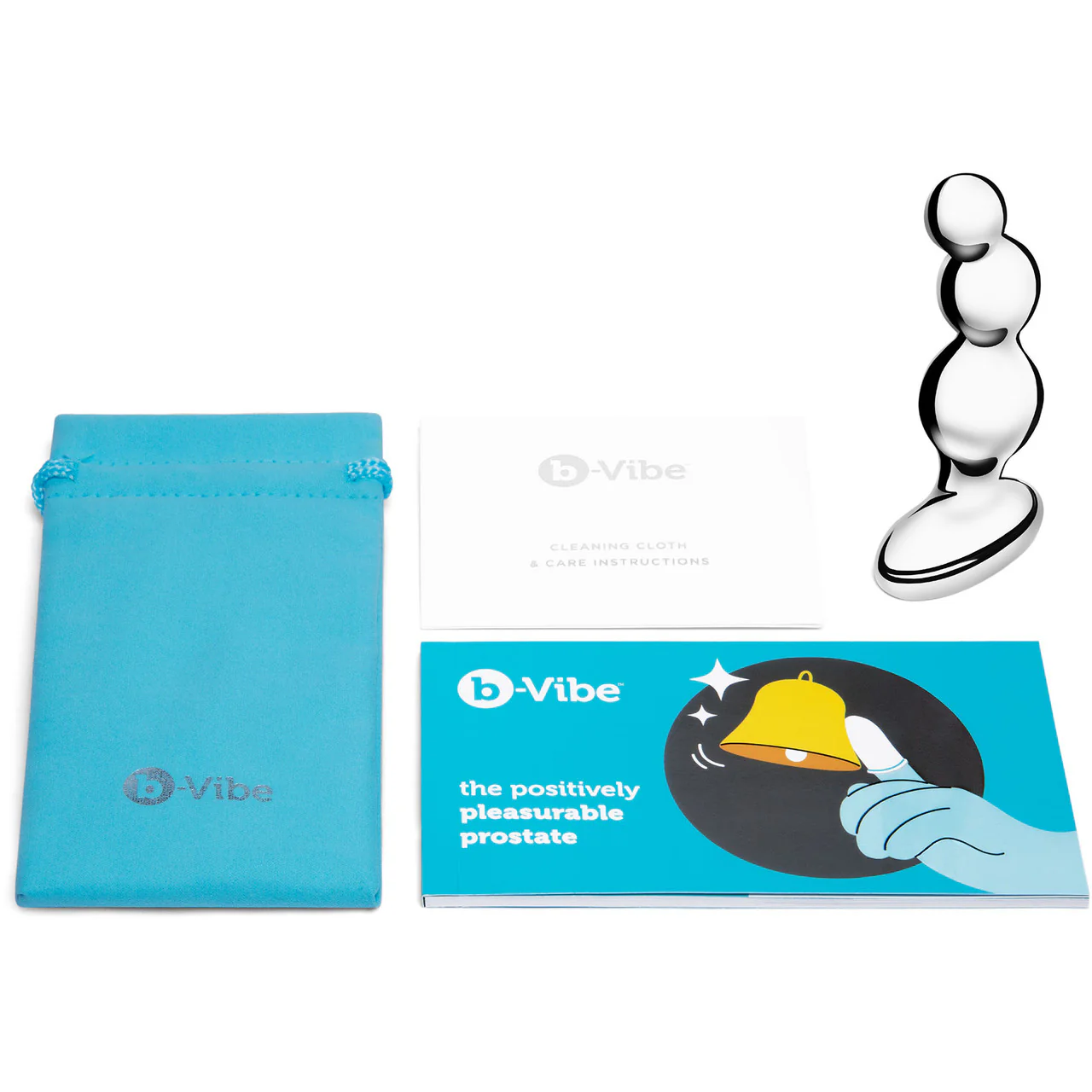 b-Vibe Stainless Steel Anal Beads - Image 8