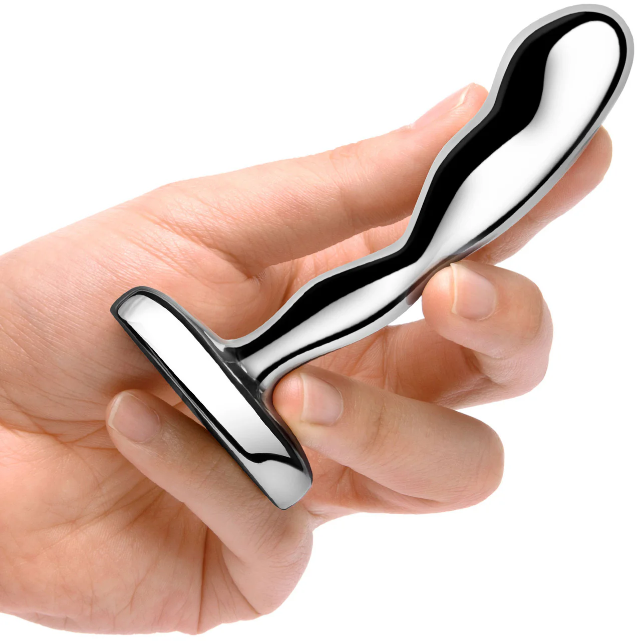 b-Vibe Stainless Steel Prostate Plug - Image 6
