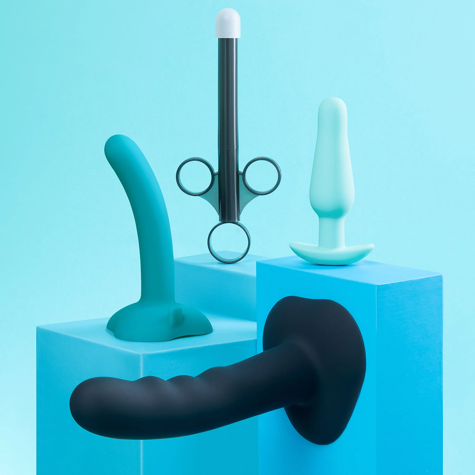 b-Vibe Strap-It-On 8 Piece Anal Training Kit With Harness - Image 19