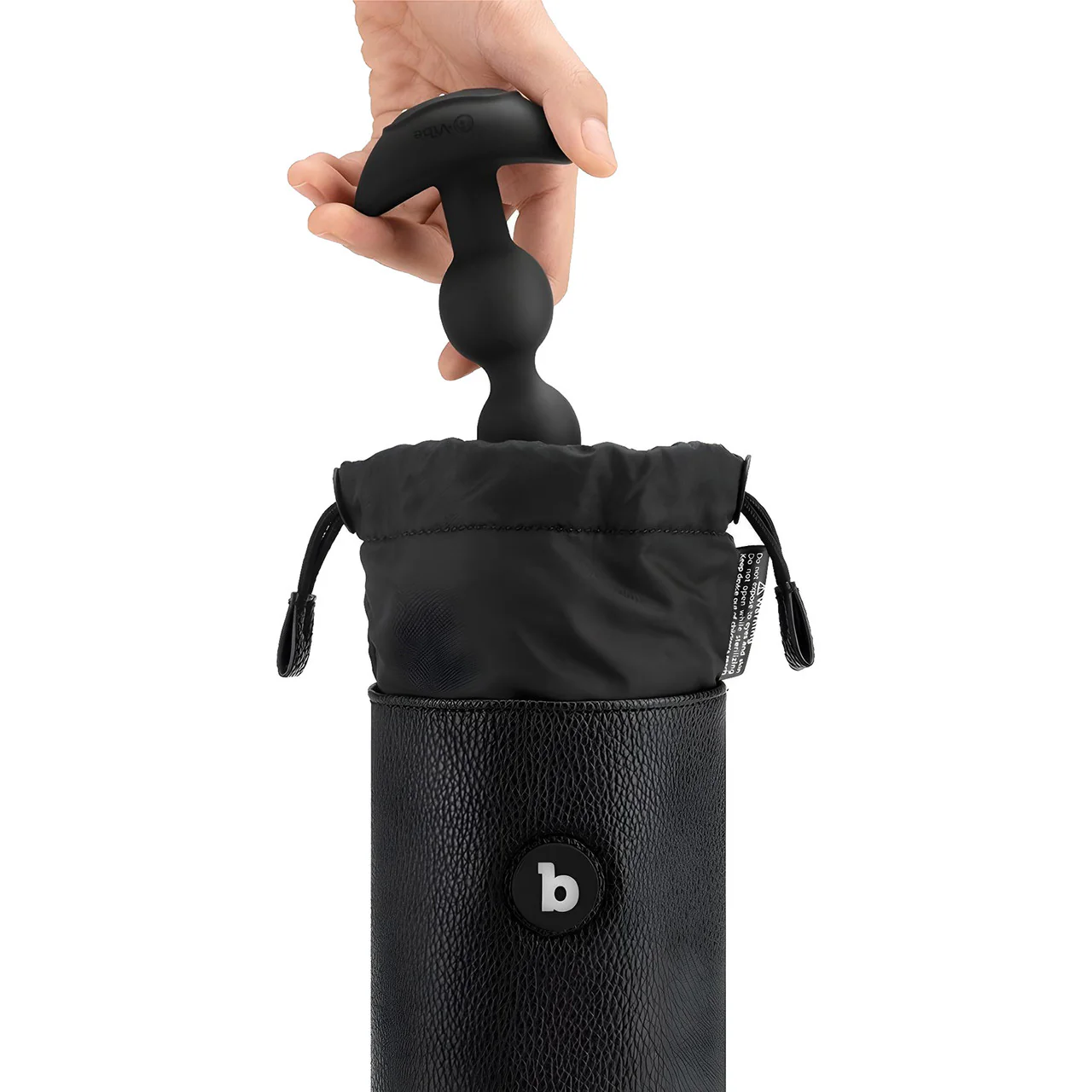 b-Vibe UV Sterilizer Pouch - Black - Image 3