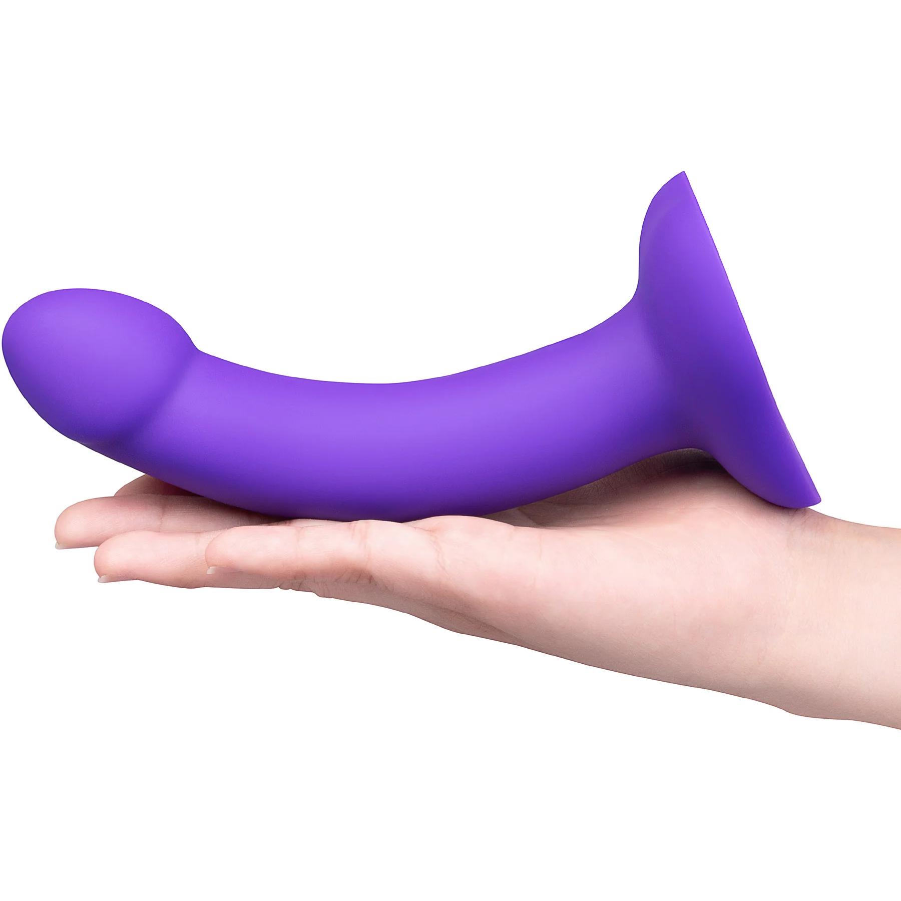 b-Vibe Vibrating Curved Silicone Dildo Strap-On Kit - Image 10