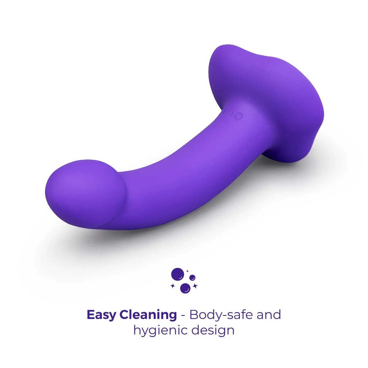 b-Vibe Vibrating Curved Silicone Dildo Strap-On Kit - Image 12