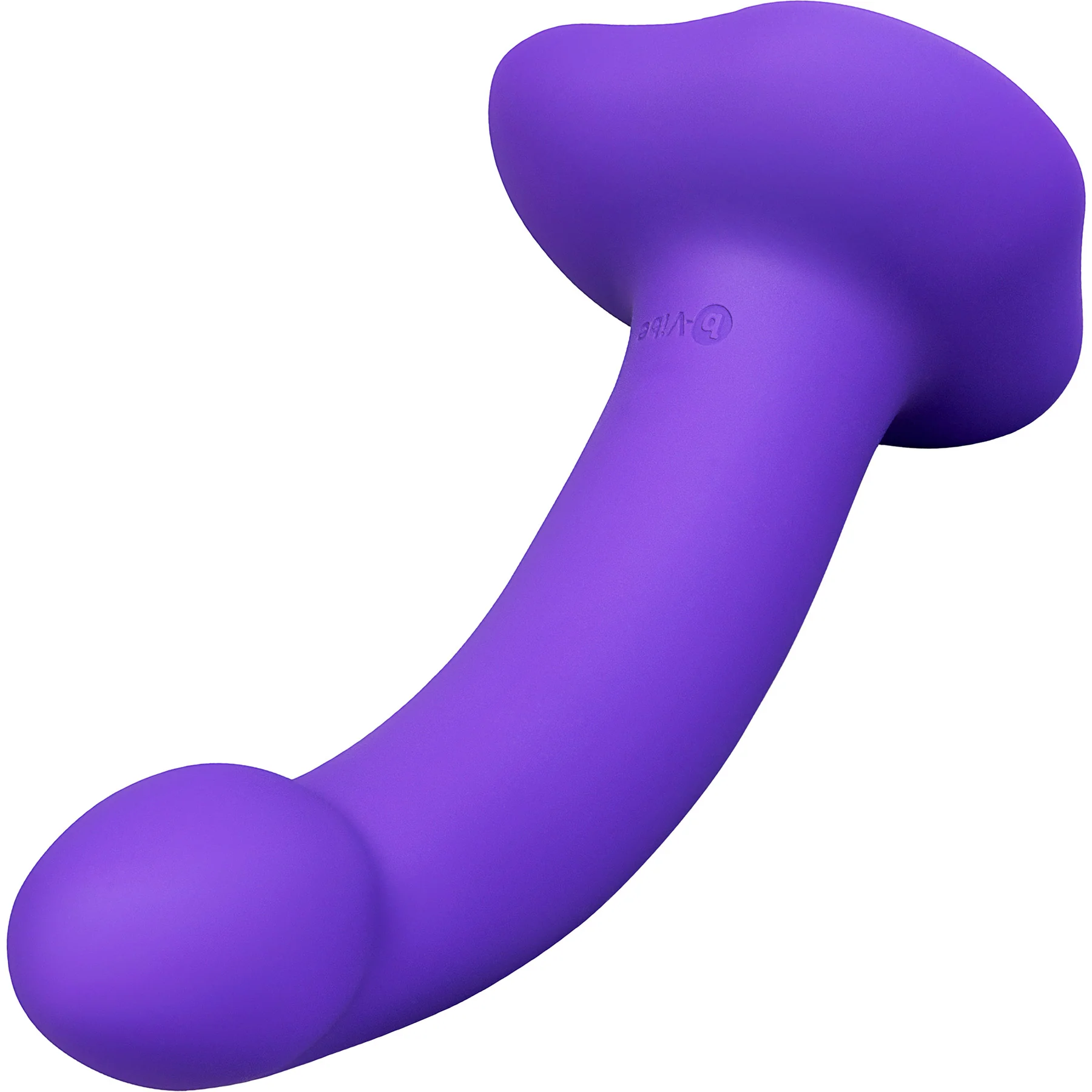 b-Vibe Vibrating Curved Silicone Dildo Strap-On Kit - Image 14