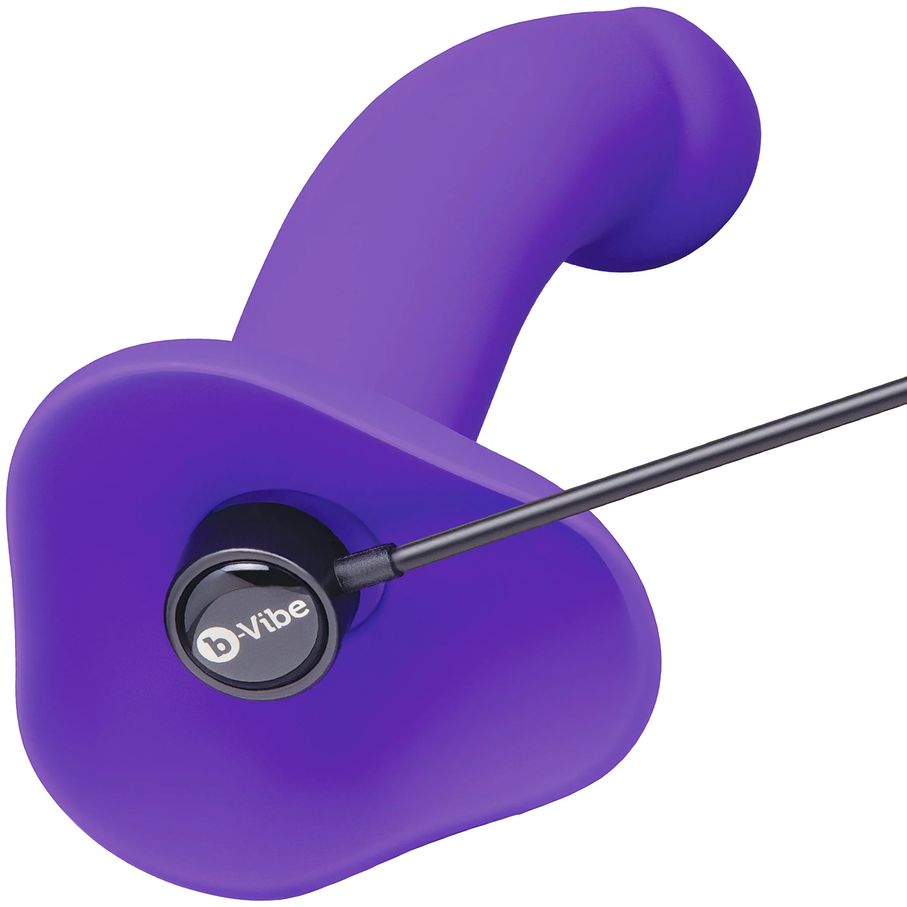 b-Vibe Vibrating Curved Silicone Dildo Strap-On Kit - Image 17