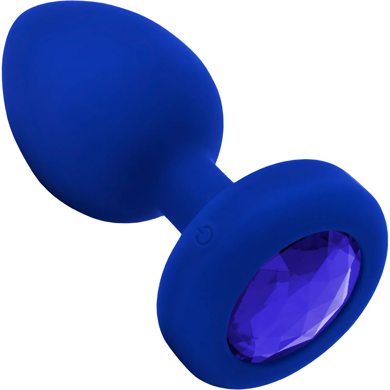 b-Vibe Vibrating Jewel Plug L/XL Remote Control Silicone Anal Toy - Navy - Image 3