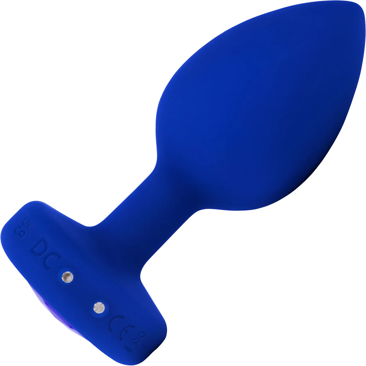 b-Vibe Vibrating Jewel Plug L/XL Remote Control Silicone Anal Toy - Navy - Image 6