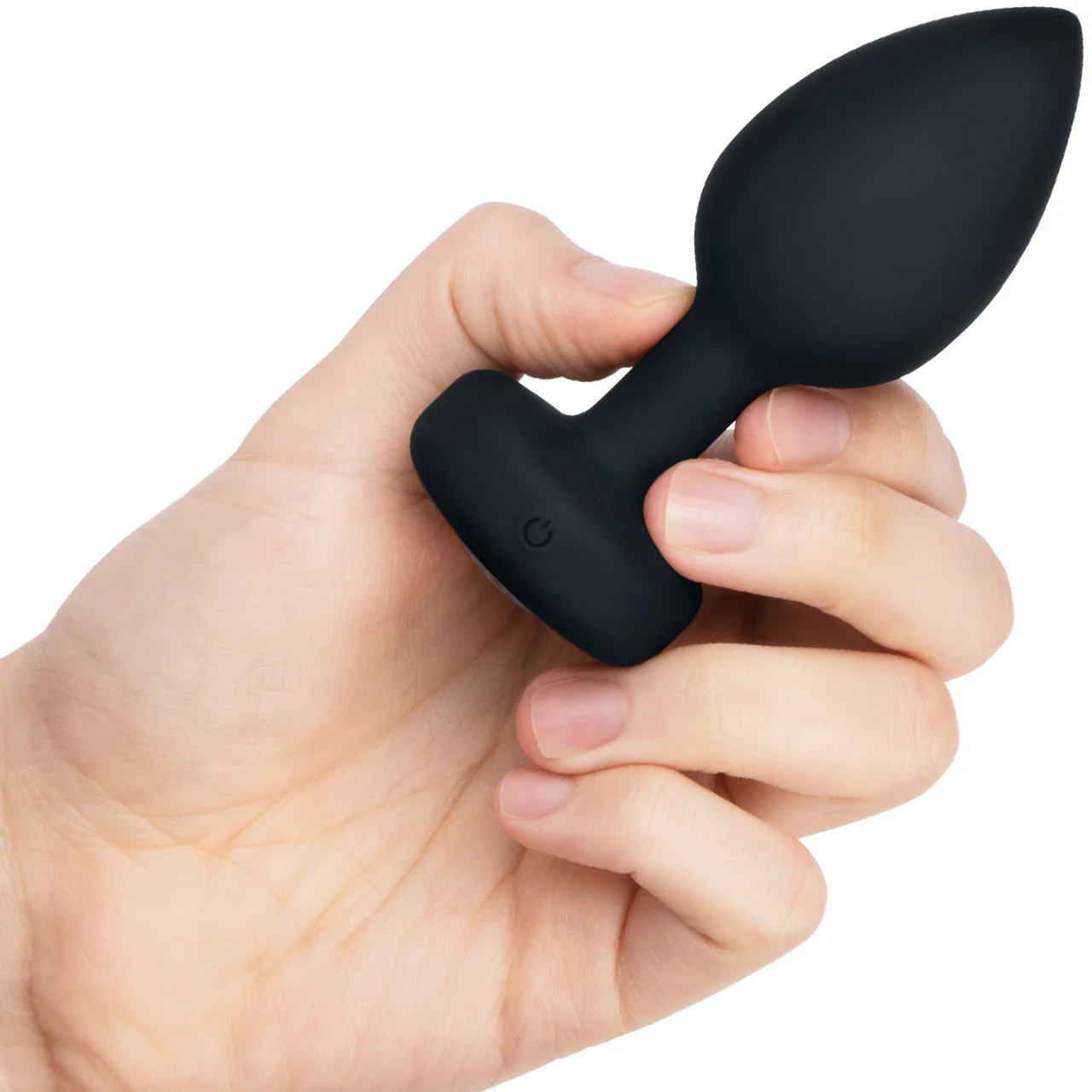 b-Vibe Vibrating Jewel Plug M/L Remote Control Silicone Anal Toy - Black - Image 9