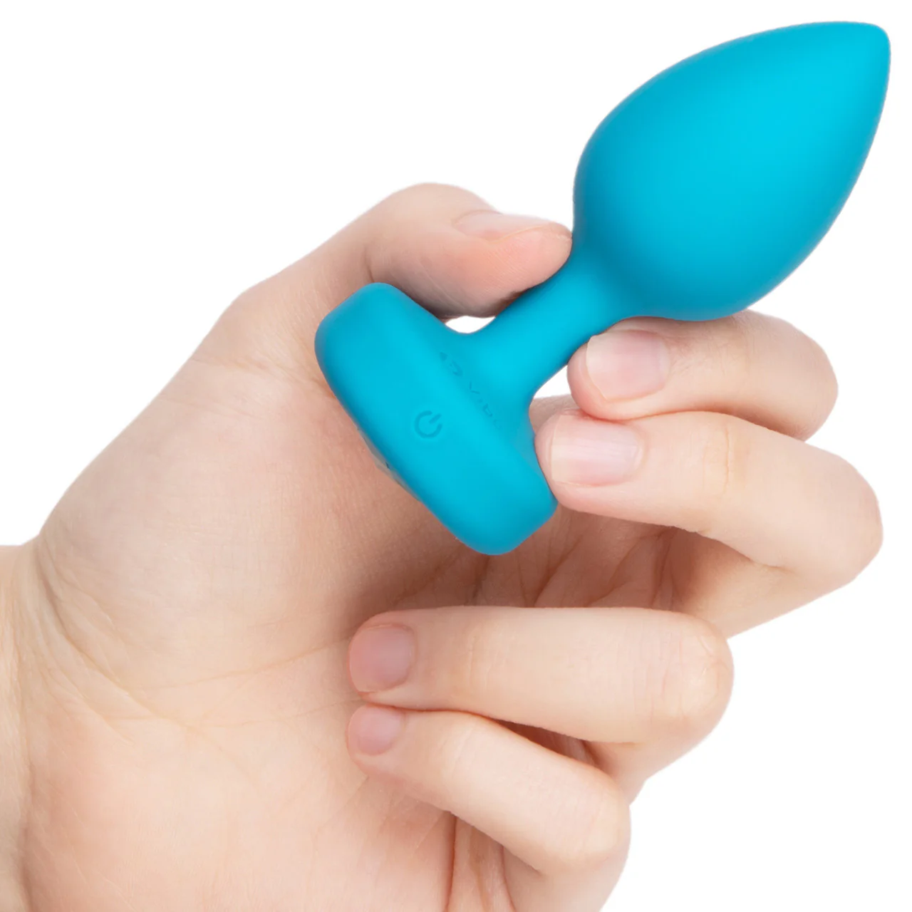b-Vibe Vibrating Jewel Plug S/M Remote Control Silicone Anal Toy - Teal - Image 10