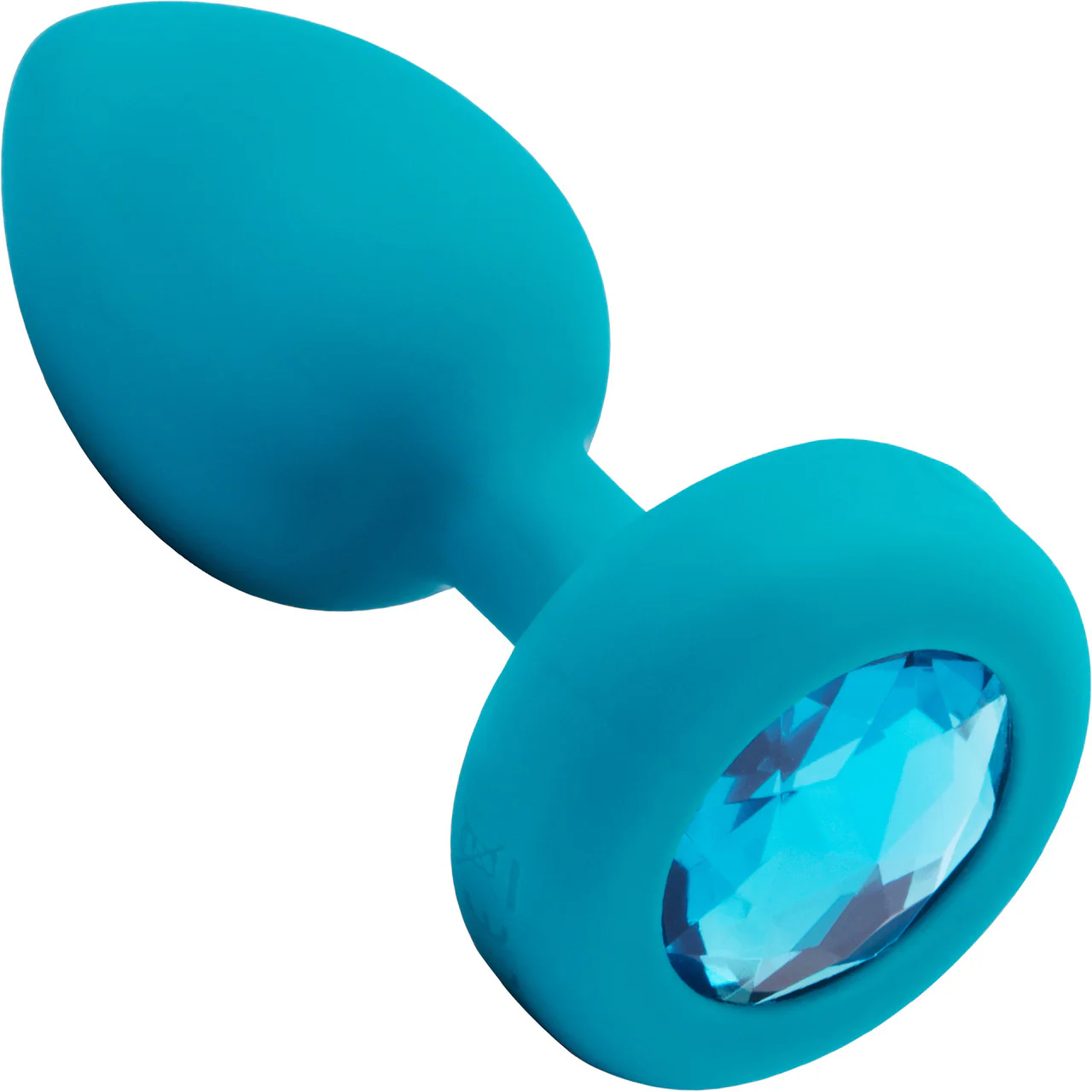 b-Vibe Vibrating Jewel Plug S/M Remote Control Silicone Anal Toy - Teal - Image 4