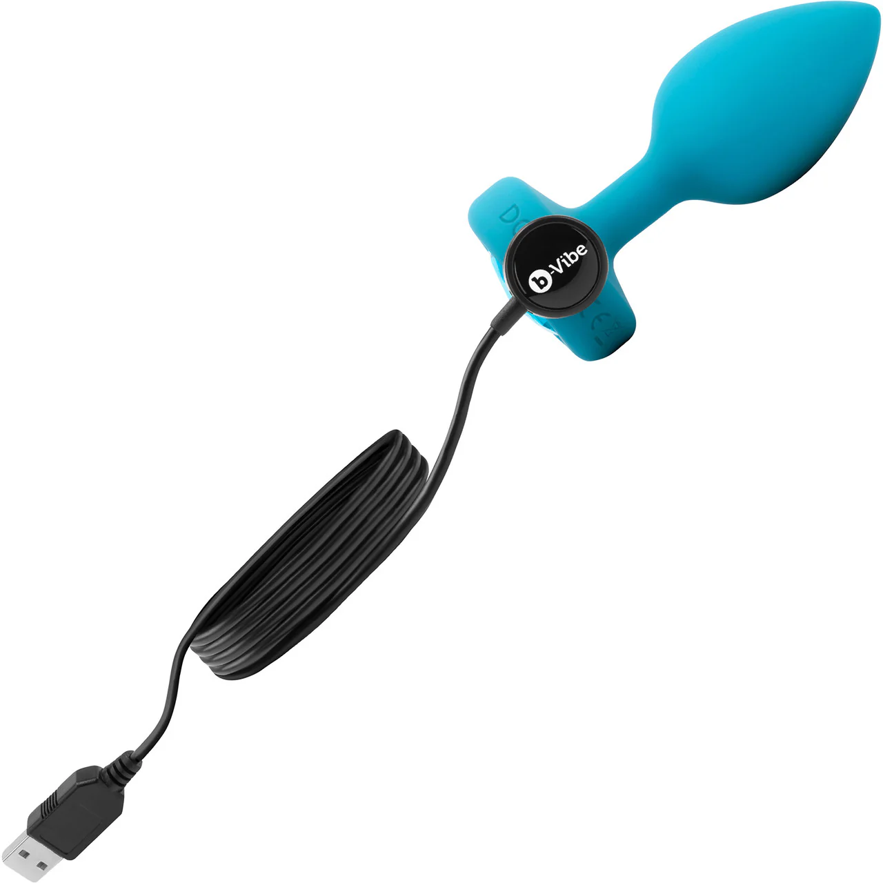 b-Vibe Vibrating Jewel Plug S/M Remote Control Silicone Anal Toy - Teal - Image 8