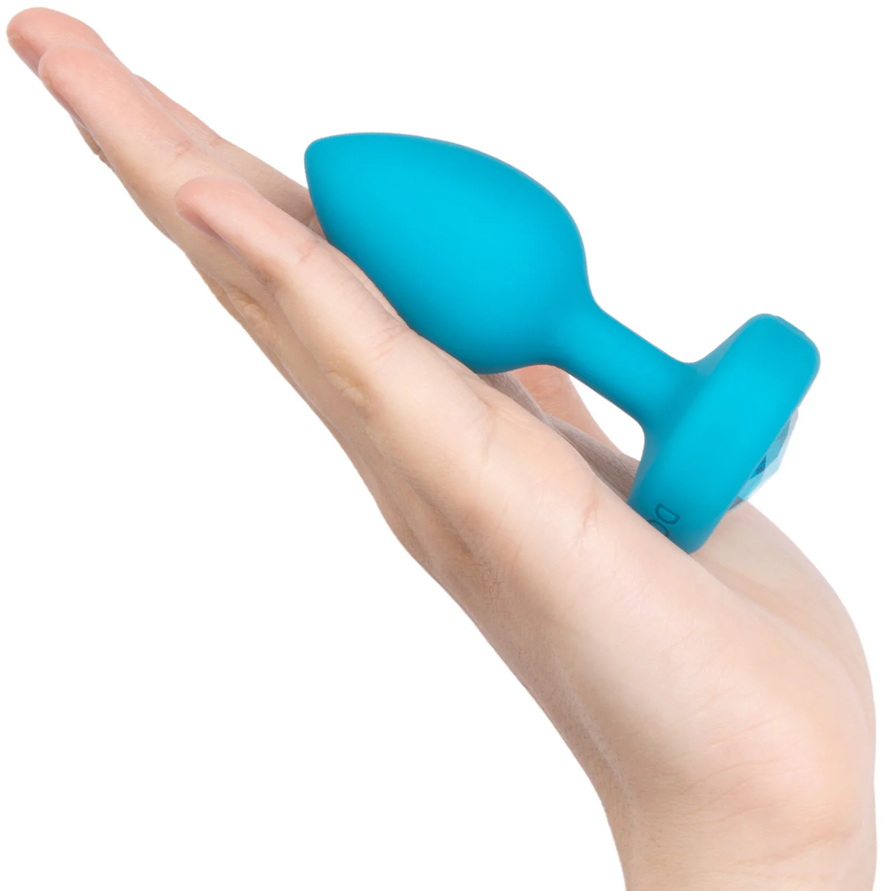 b-Vibe Vibrating Jewel Plug S/M Remote Control Silicone Anal Toy - Teal - Image 9