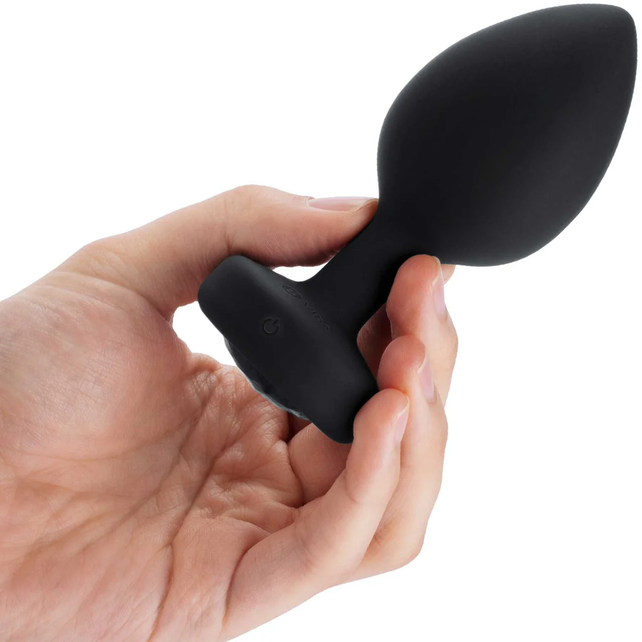 b-Vibe Vibrating Jewel Plug XXL Remote Control Silicone Anal Toy - Black - Image 11