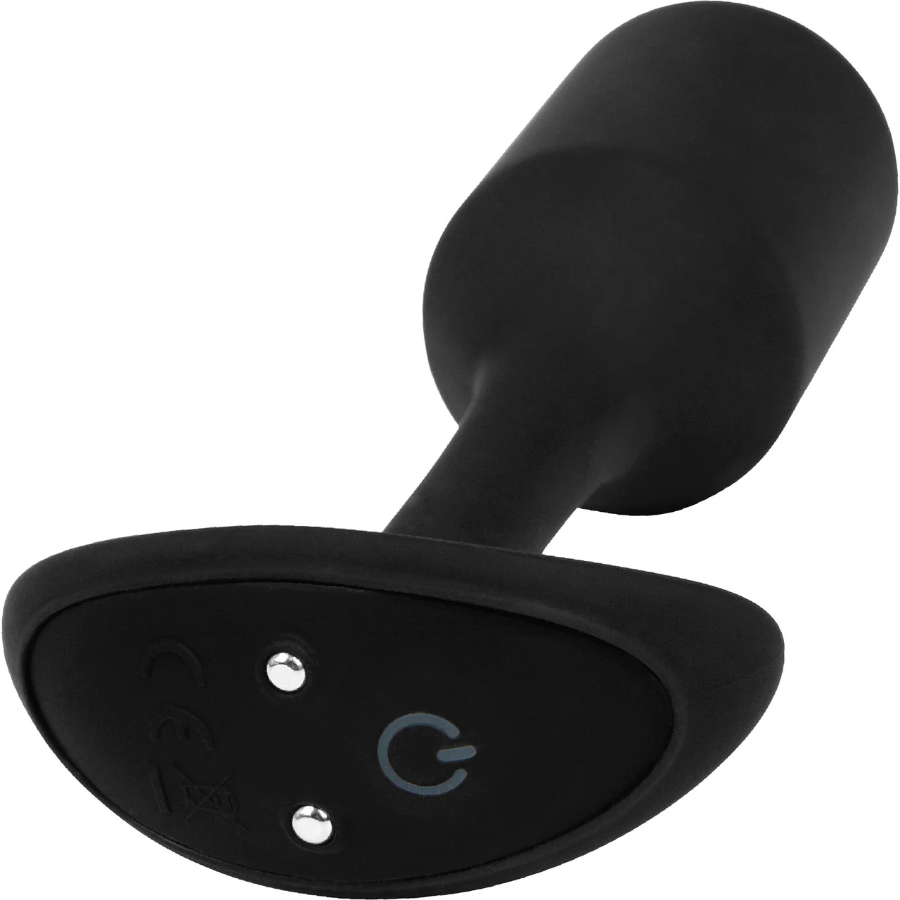 b-Vibe Vibrating Snug Plug 2 Rechargeable Silicone Anal Plug - Black - Image 4