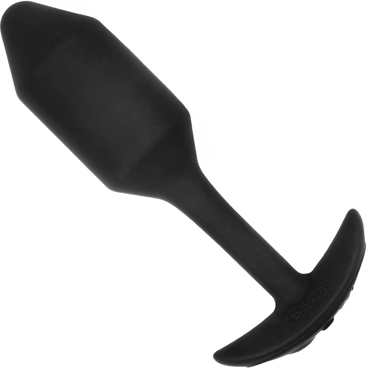 b-Vibe Vibrating Snug Plug 2 Rechargeable Silicone Anal Plug - Black - Image 5
