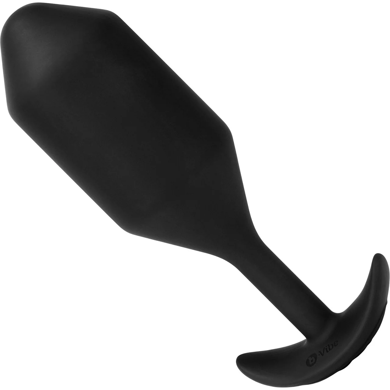 b-Vibe Vibrating Snug Plug 5 Rechargeable Silicone Anal Plug - Black - Image 2