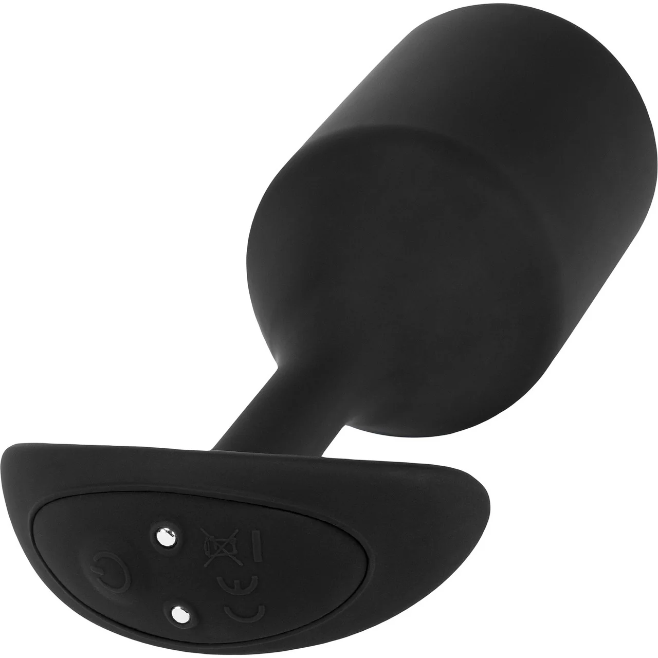 b-Vibe Vibrating Snug Plug 5 Rechargeable Silicone Anal Plug - Black - Image 3