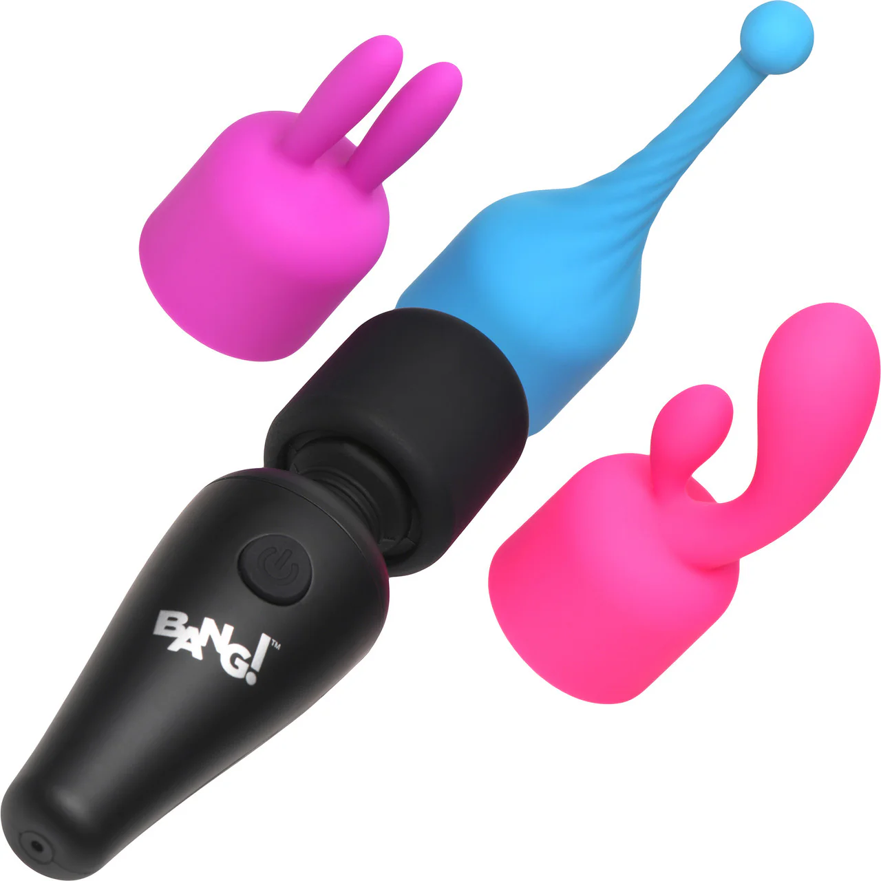 BANG! 10X Rechargeable Mini Wand With 3 Silicone Attachments - Image 11
