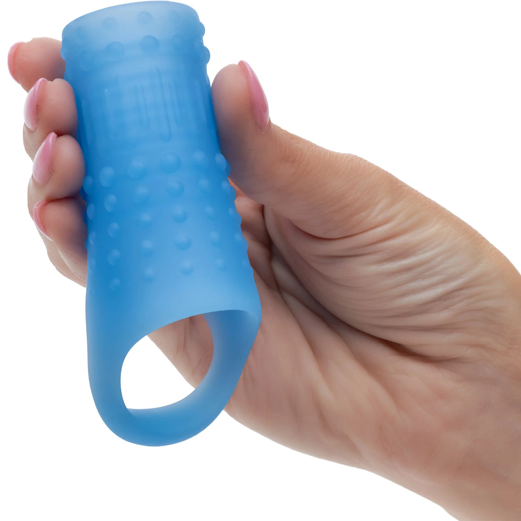 Basic Essentials® Liquid Silicone Pleasure Enhancer Penis Sleeve By CalExotics - Image 2