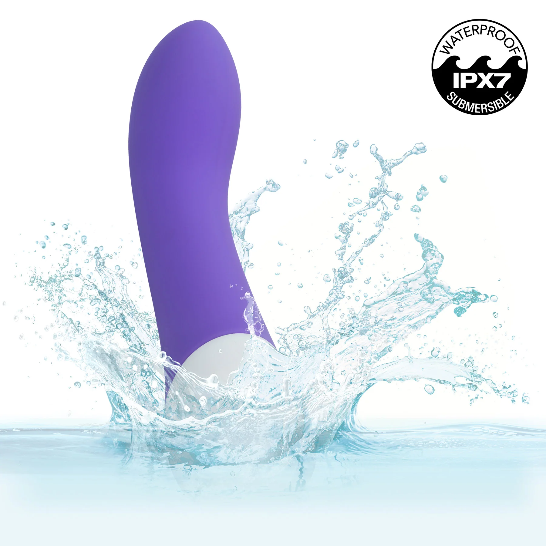 Basic Essentials® Rechargeable G Silicone G-Spot Vibrator By CalExotics - Image 4