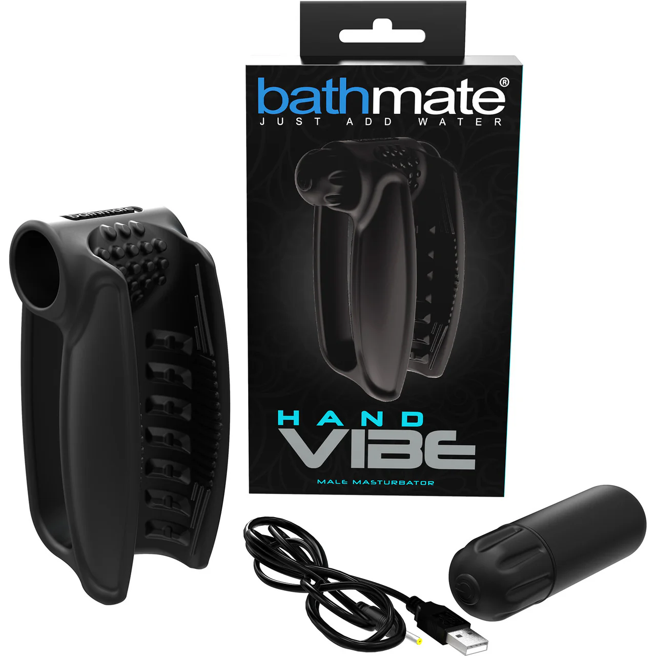 Bathmate Hand Vibe Silicone Rechargeable Penis Stroker - Image 7