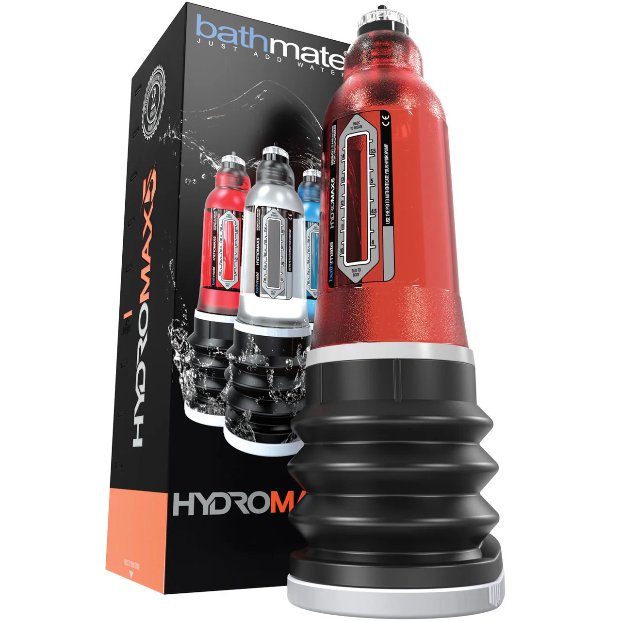 Bathmate Hydromax5 Penis Enlargement Device -  Brilliant Red - Image 3