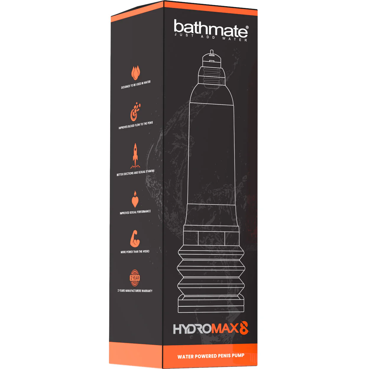 Bathmate Hydromax8 Penis Enlargement Device - Brilliant Red - Image 2