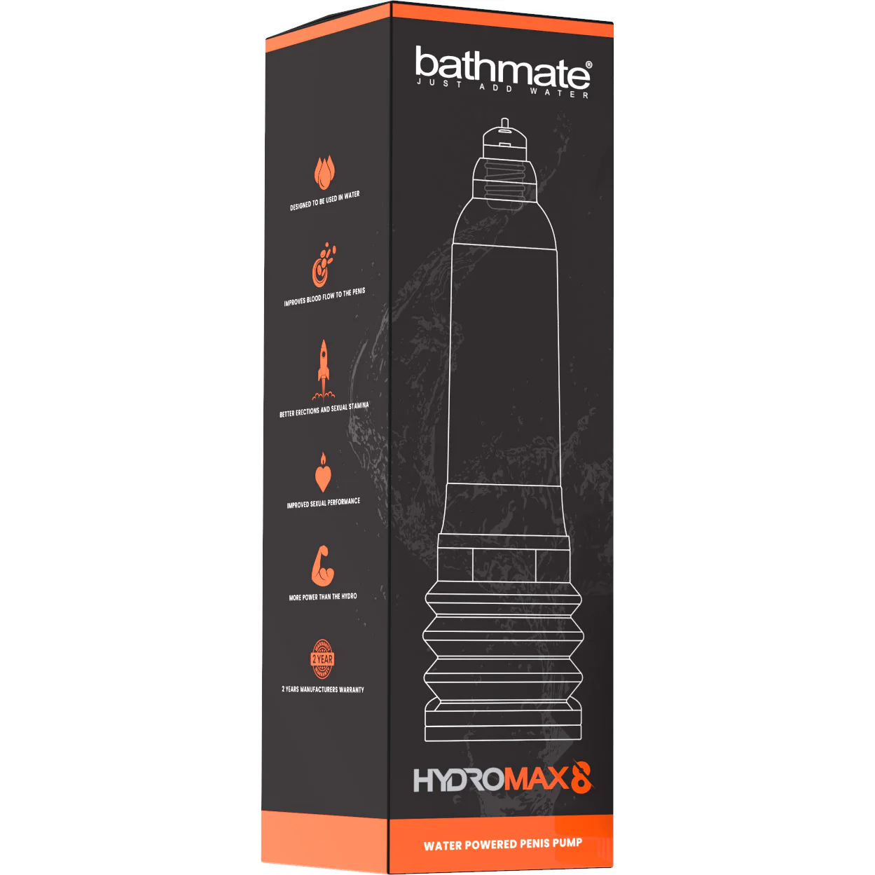 Bathmate Hydromax8 Penis Enlargement Device - Crystal Clear - Image 2