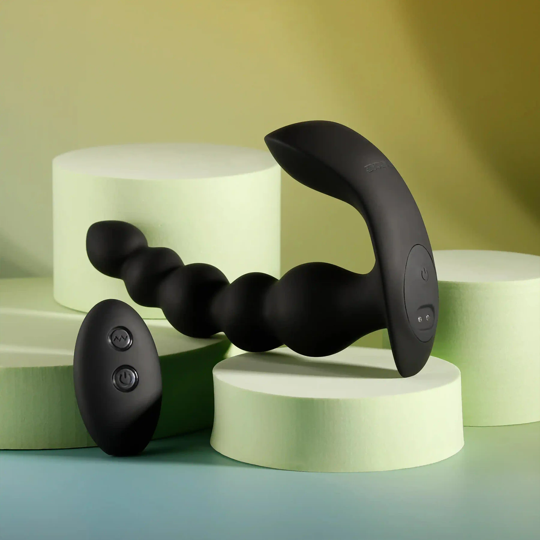 Bead Me Up Rechargeable Silicone Vibrating Anal Beads With Remote By Evolved Novelties - Image 8