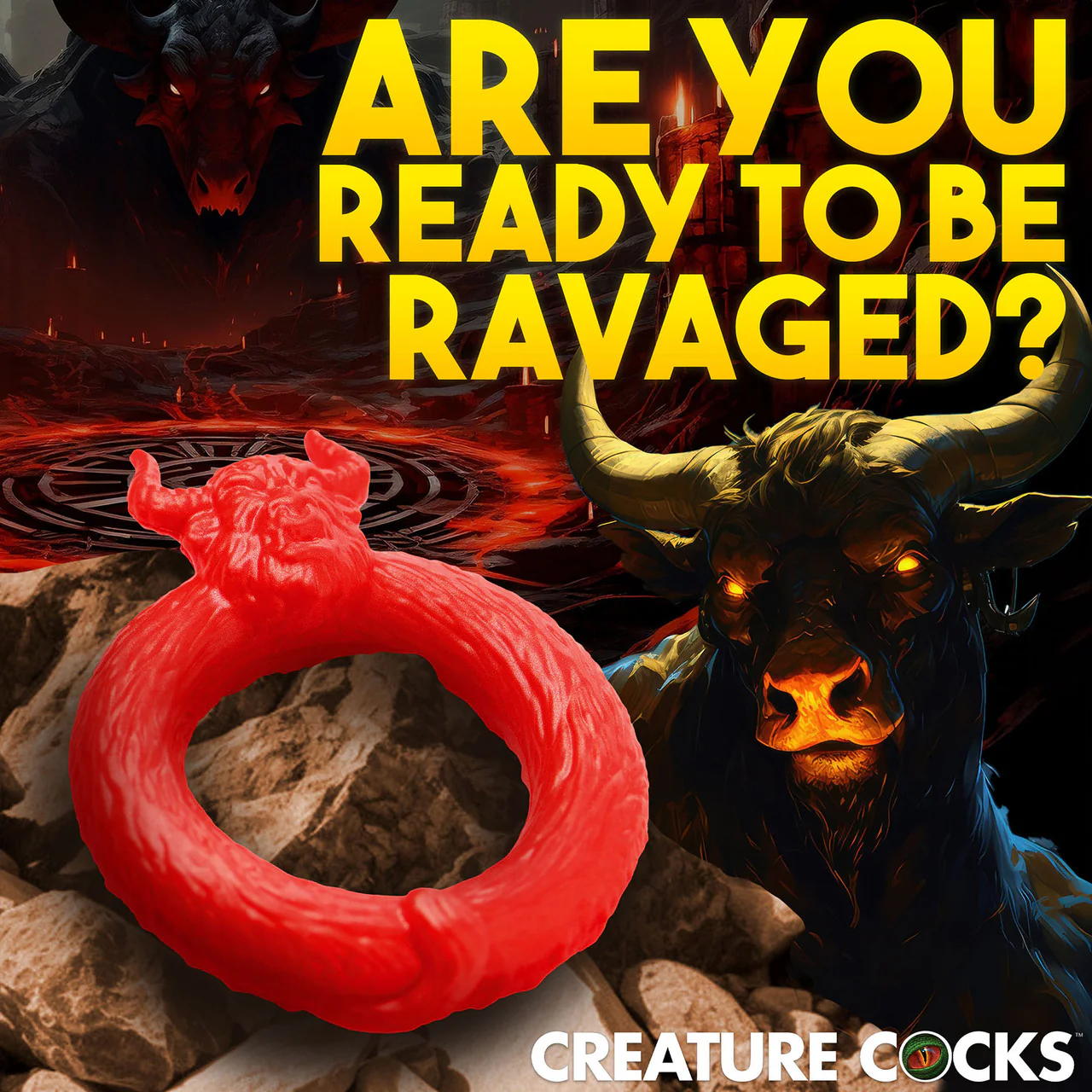 Beast Mode Silicone Cock Ring By Creature Cocks - Image 7
