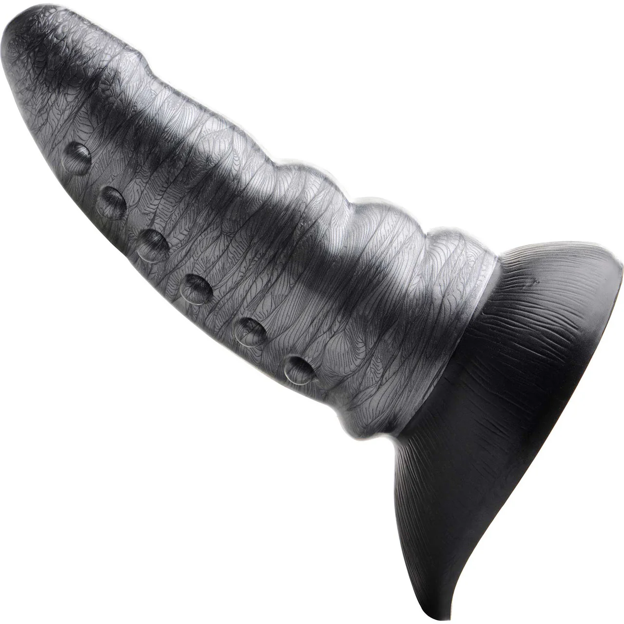 Beastly Tapered Bumpy 8.25" Silicone Suction Cup Dildo By Creature Cocks - Image 3