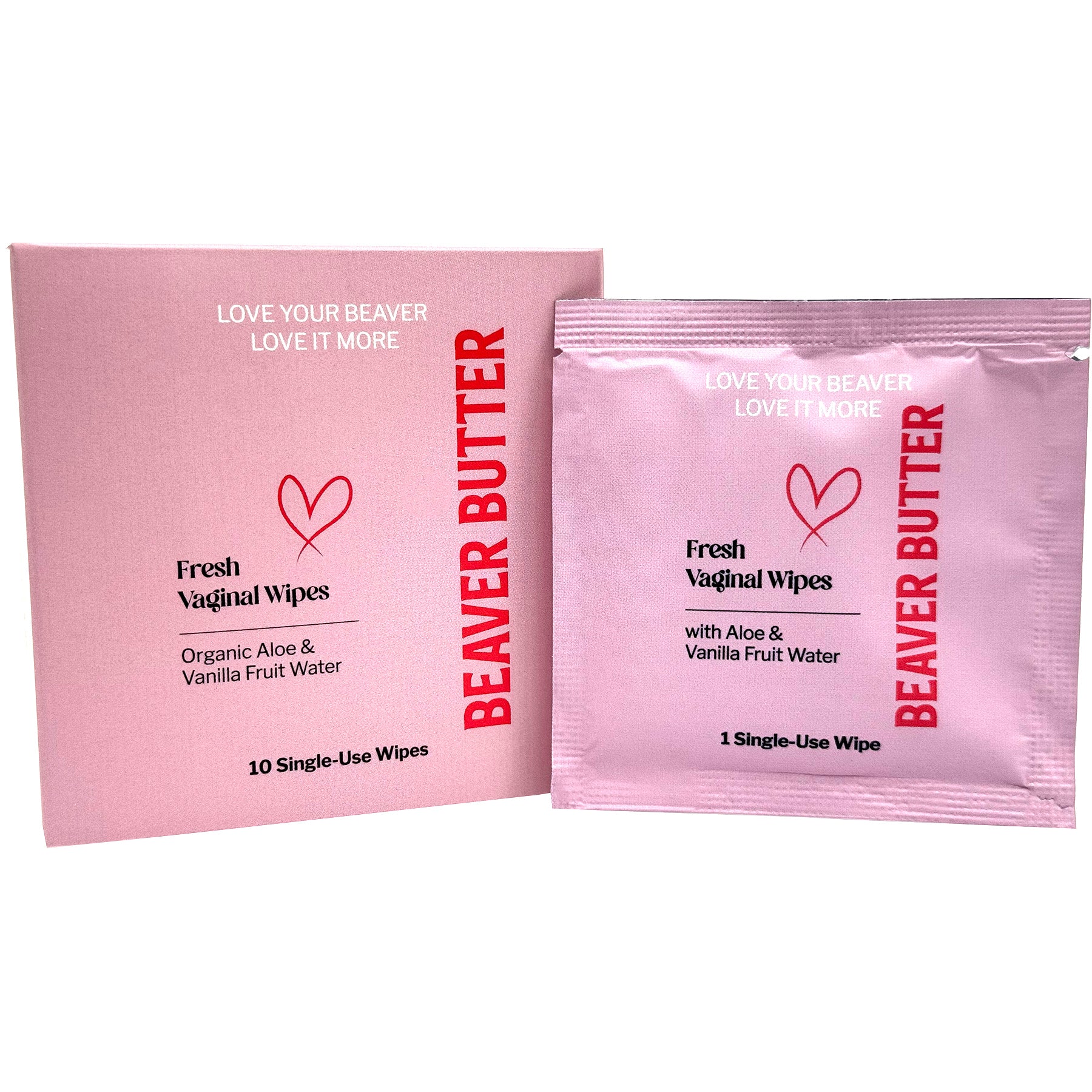 Beaver Butter Individual Fresh Wipes - 10 Pack - Image 4