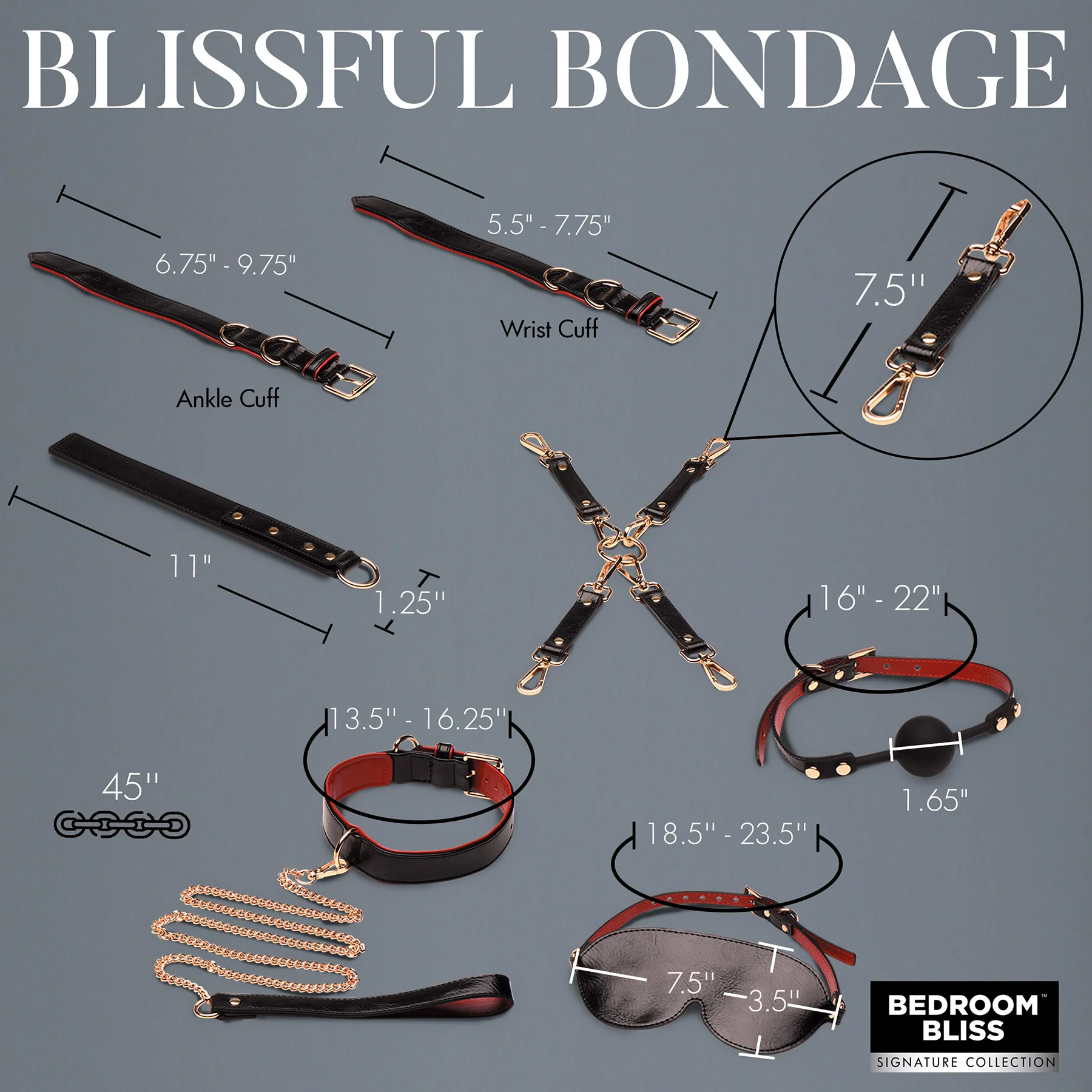 Bedroom Bliss Lover's Deluxe Bondage Set - Image 6