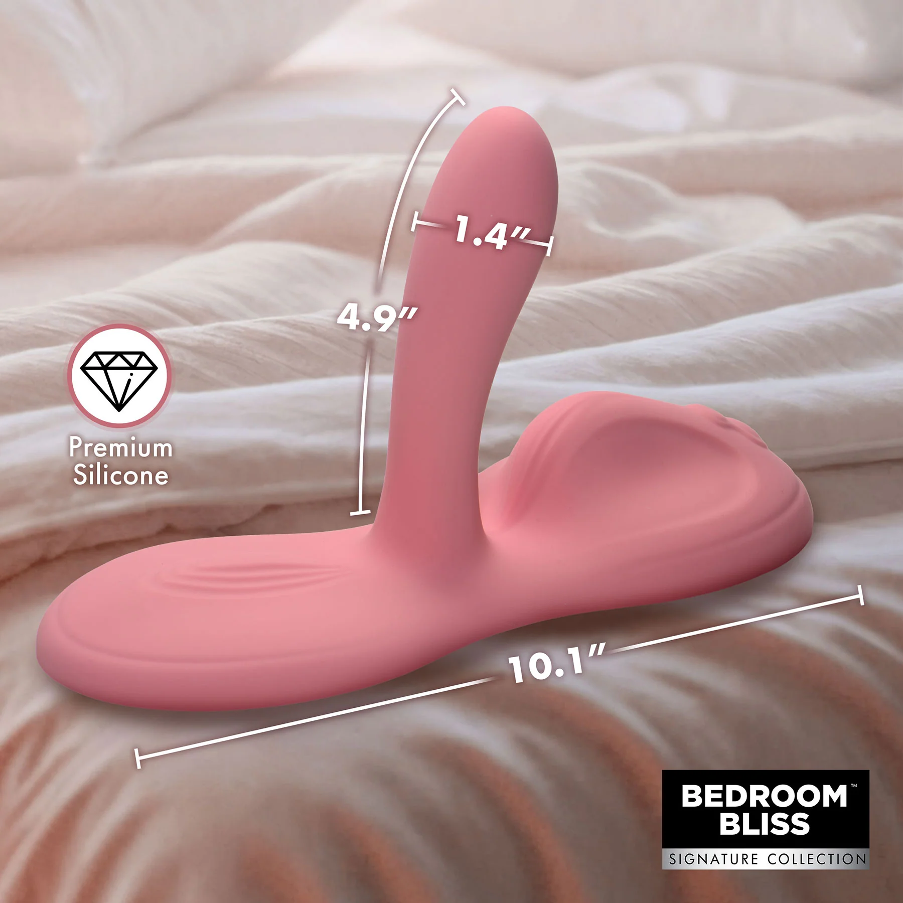 Bedroom Bliss Lover's Grinder Vibrating Silicone Grinder With Remote - Image 14
