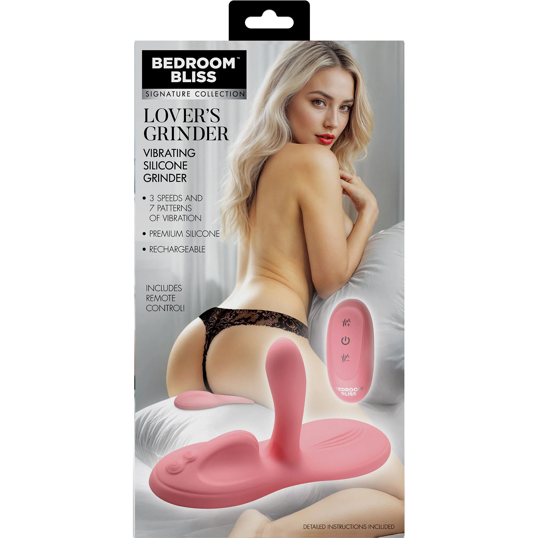 Bedroom Bliss Lover's Grinder Vibrating Silicone Grinder With Remote - Image 15