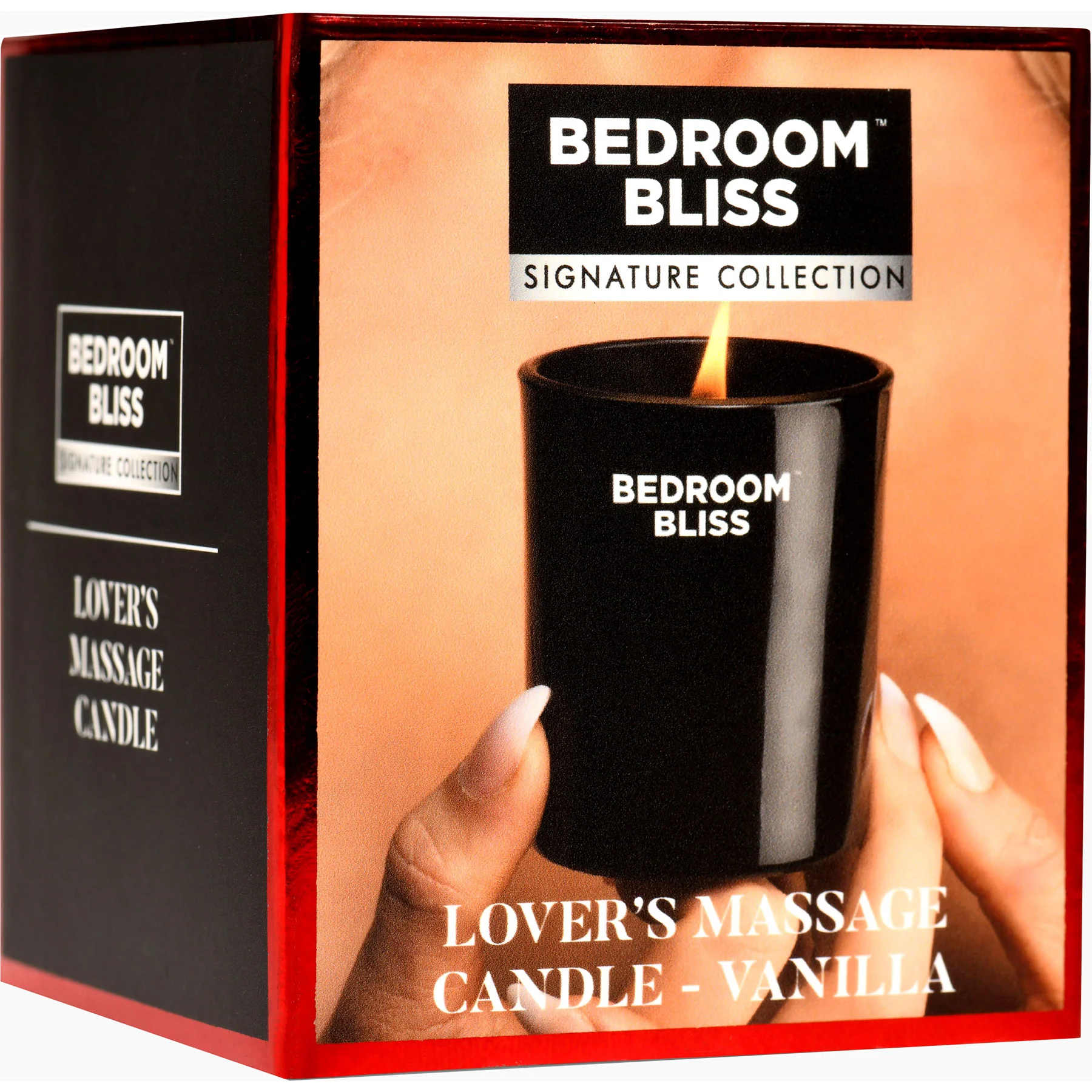 Bedroom Bliss Lover's Vanilla Scented Massage Candle - Image 9