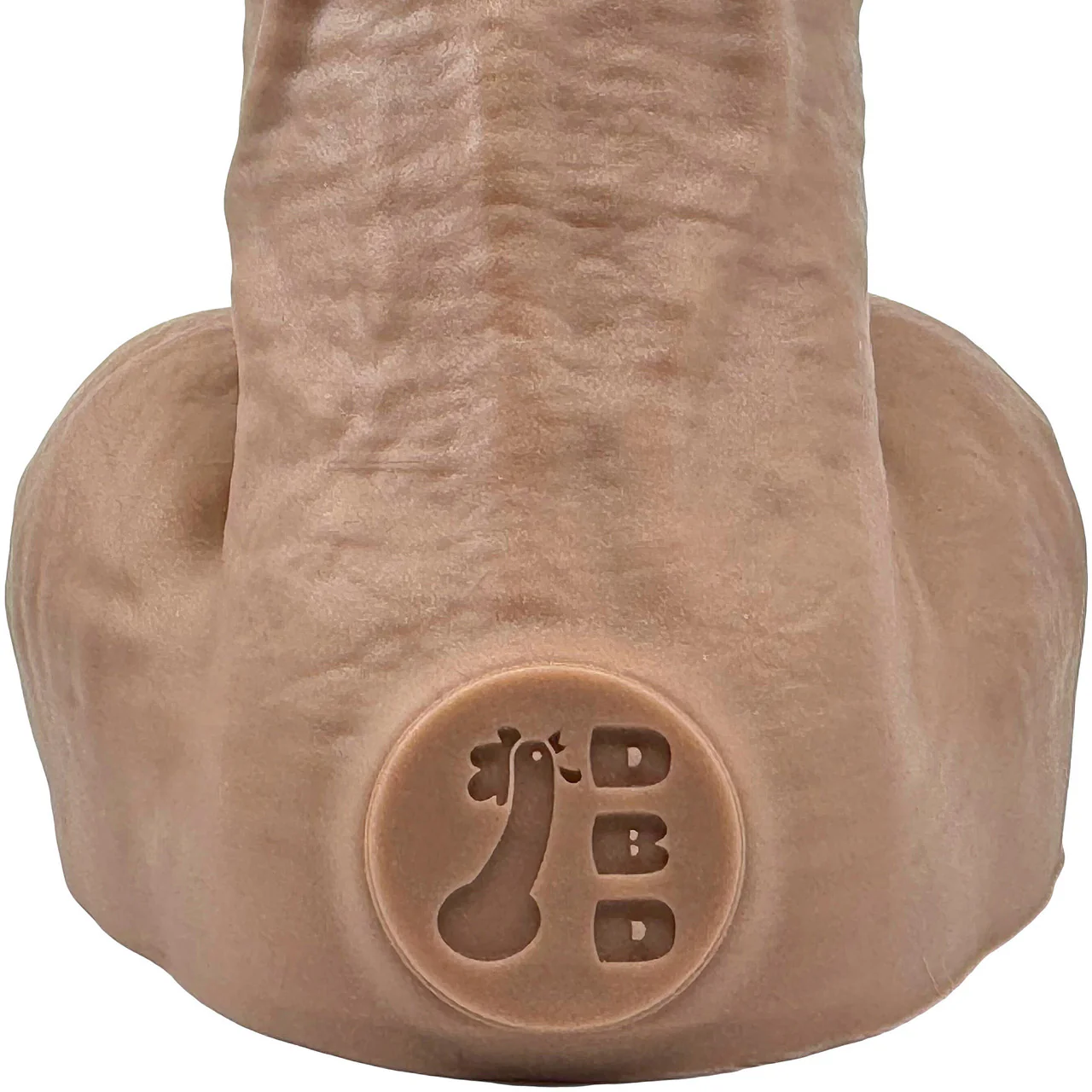 BIG Daddy Dallas Large 8" Platinum Silicone Realistic Dildo By Dee's Big Daddies - Caramel - Image 9