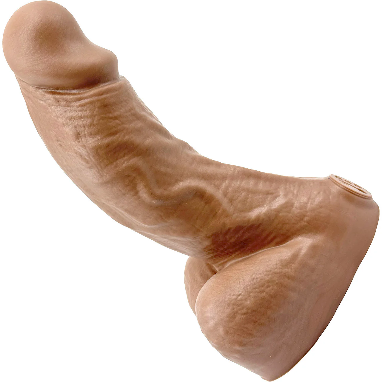 BIG Daddy Dallas XL 9" Platinum Silicone Realistic Dildo By Dee's Big Daddies - Caramel - Image 2