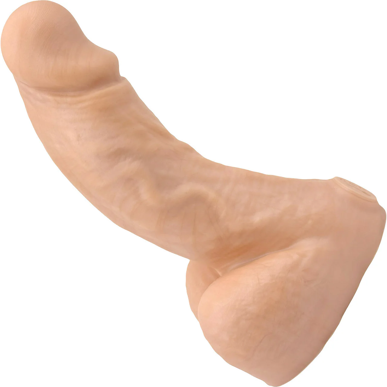 BIG Daddy Dallas XL 9" Platinum Silicone Realistic Dildo By Dee's Big Daddies - Vanilla - Image 2