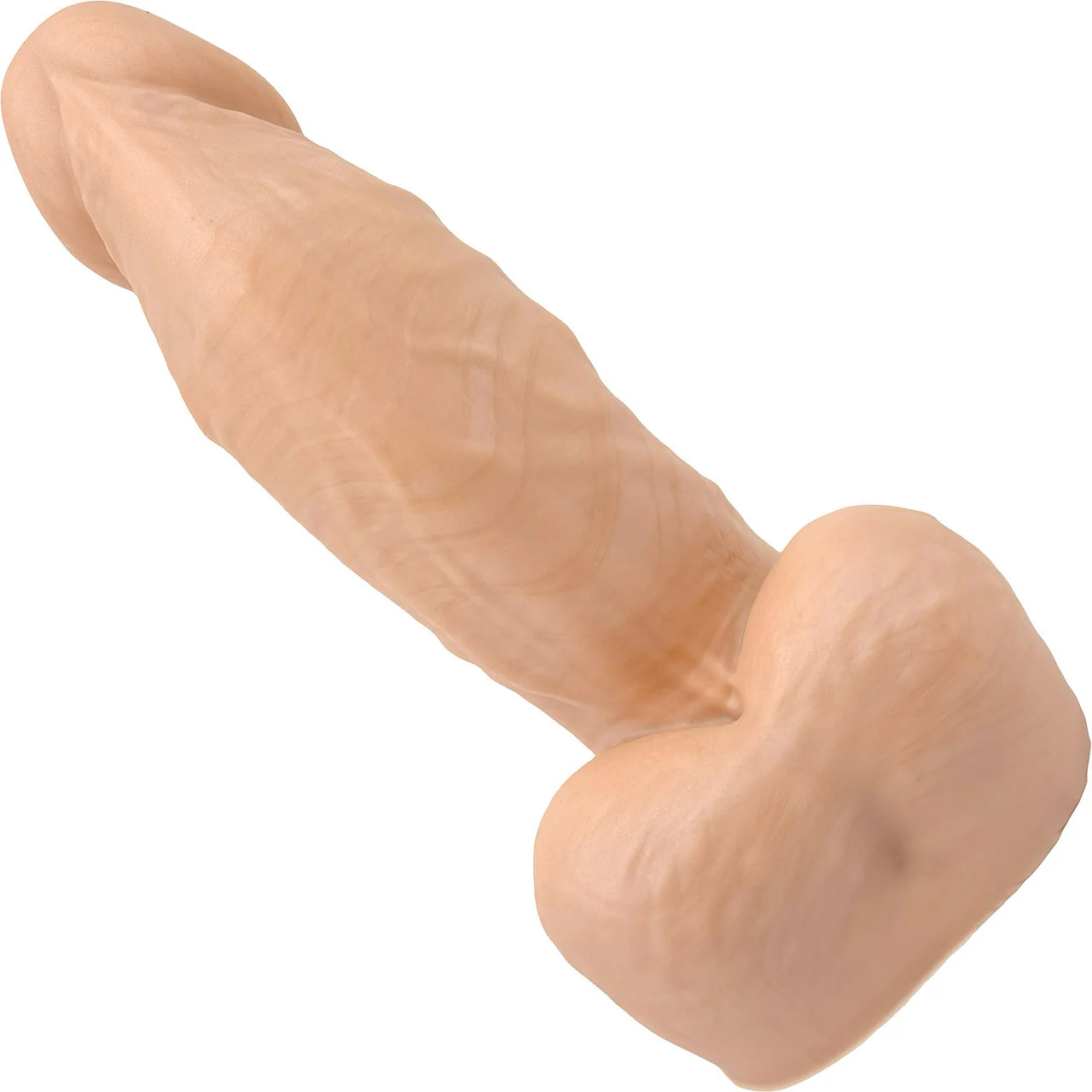 BIG Daddy Dallas XL 9" Platinum Silicone Realistic Dildo By Dee's Big Daddies - Vanilla - Image 4