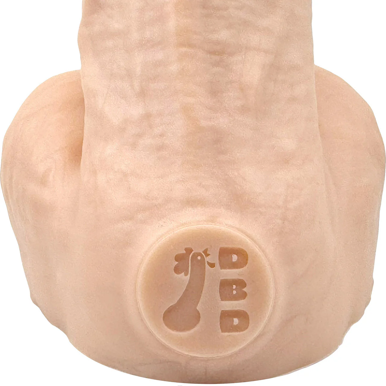 BIG Daddy Dallas XL 9" Platinum Silicone Realistic Dildo By Dee's Big Daddies - Vanilla - Image 9