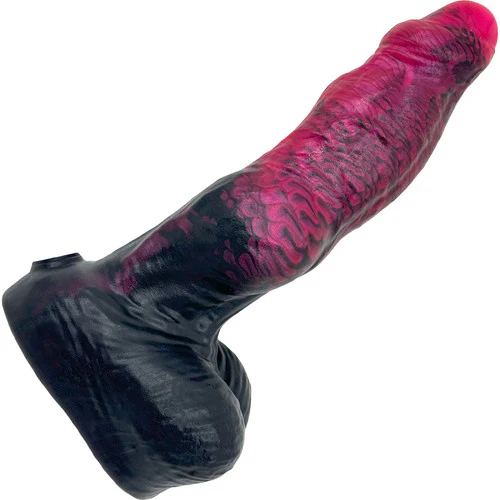 BIG Daddy Dane Werewolf Knot Large 7.75" Platinum Silicone Dildo By Dee's Big Daddies - Hellboy - Image 10
